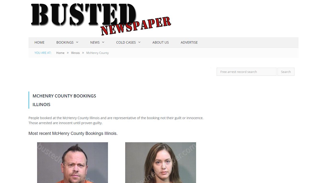 McHenry County, IL Mugshots - BUSTEDNEWSPAPER.COM